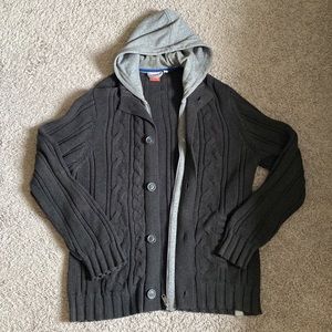 Hooded Puma knitted Sweater Jacket
